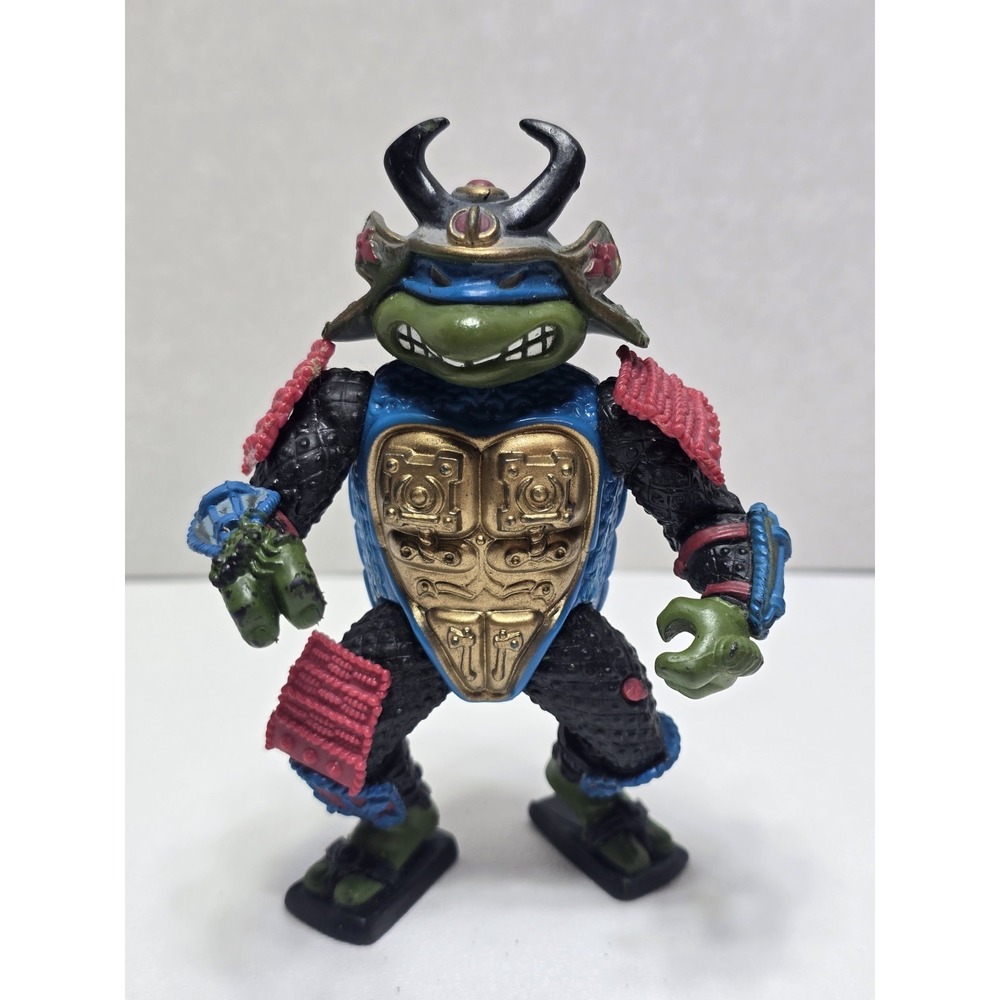 1990 Teenage Mutant Ninja Turtles TMNT Leo the Sewer Samurai Action Figure